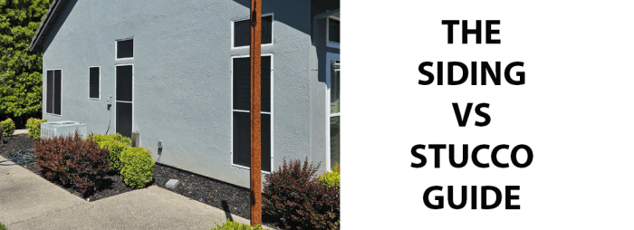 Stucco vs Siding: Which Material Is Better for Your Project?